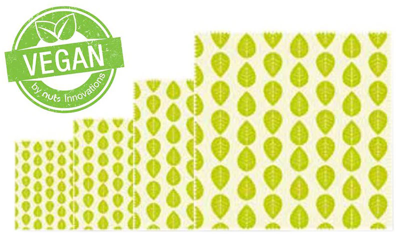 100% Vegan friendly Wax Wrap 4 pcs set - Image 3